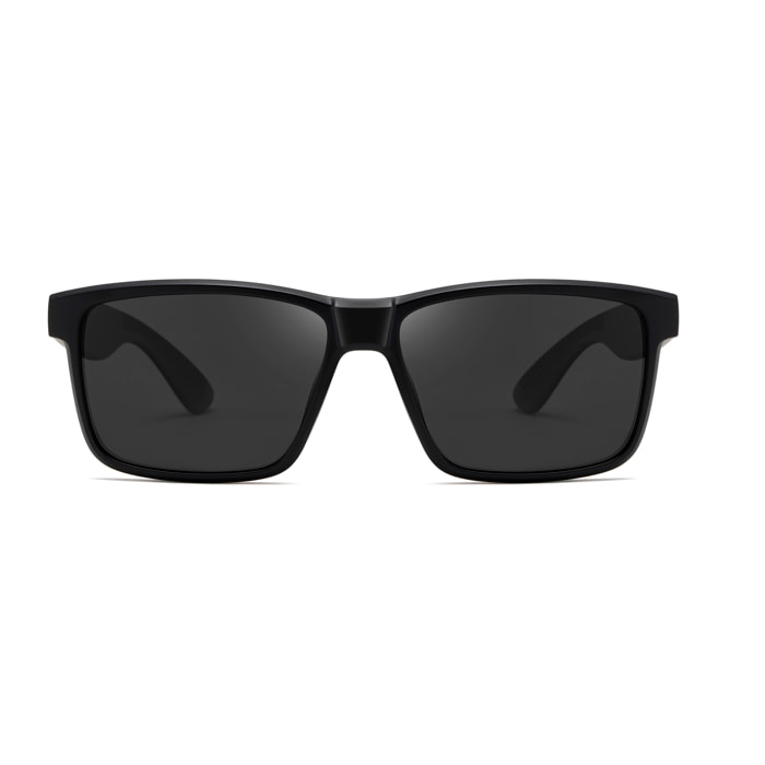 Gafas de sol PALO ALTO SURF - Negro mate / Polarizada ahumada