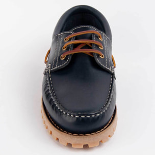 Náutico De Piel - Azul