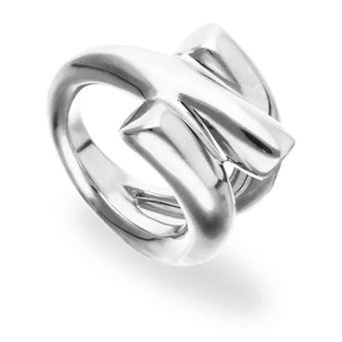 Anillo RAÍCES PLATEADO 12