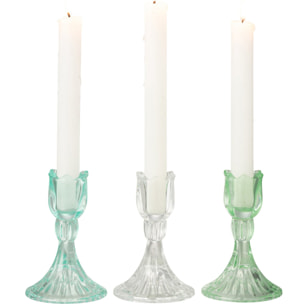 J-Line chandelier Tulipe Rond - verre - mix - 3 pcs