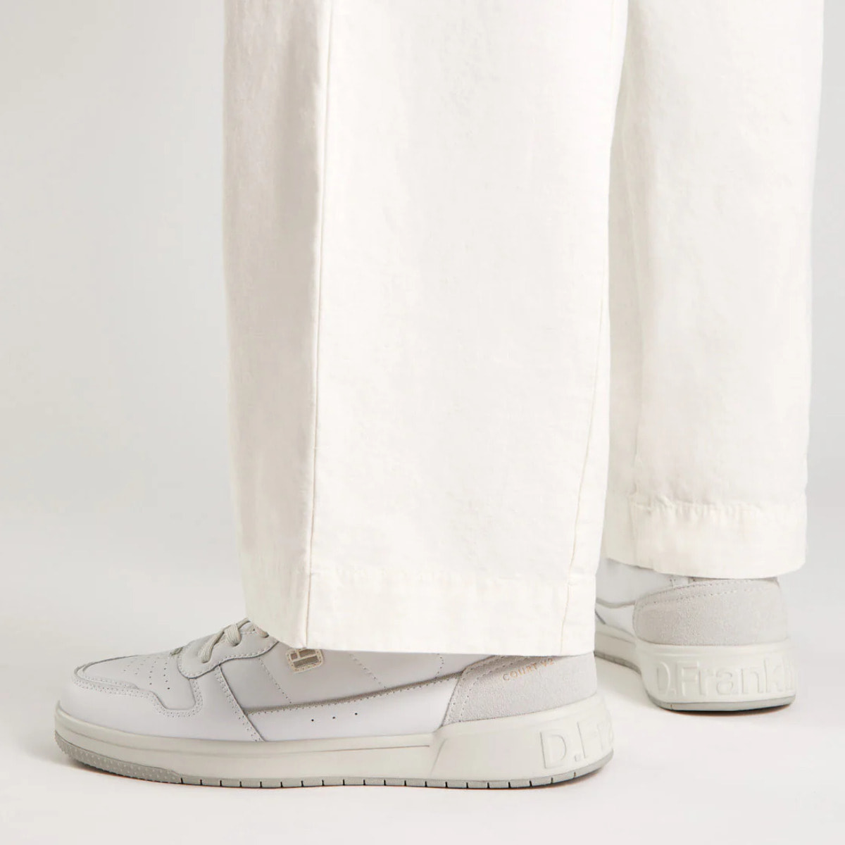 Zapatillas Casual Court V2 Flag Basic Blanco D.Franklin