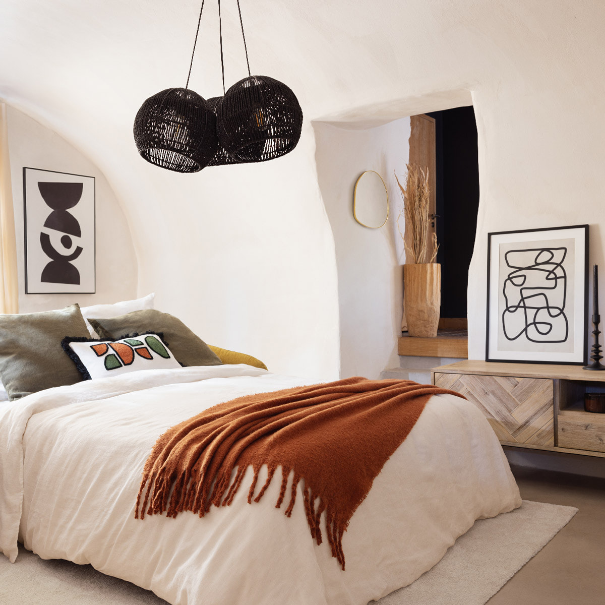 Plaid "Kodi" 180x130cm rose terracotta