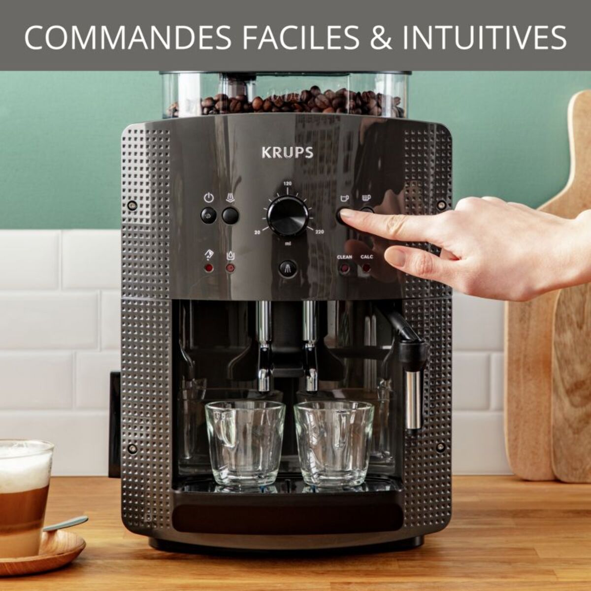 Expresso Broyeur KRUPS YY5568FD Arabica