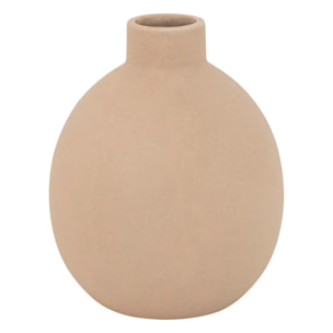 Vase céramique Rily rose clair H18cm