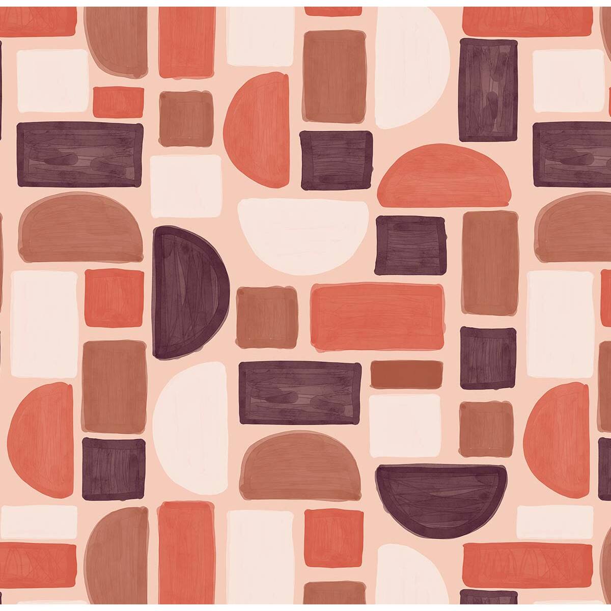 Papier peint panoramique Terracotta nebula  Intissé