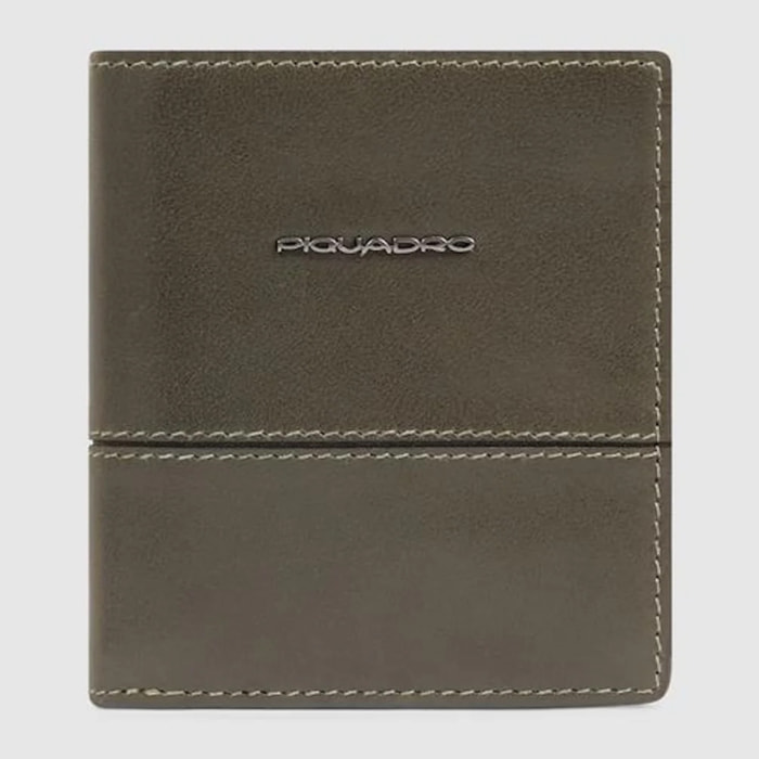 Piquadro Porta carte di credito in pelle schermato con protezione RFID