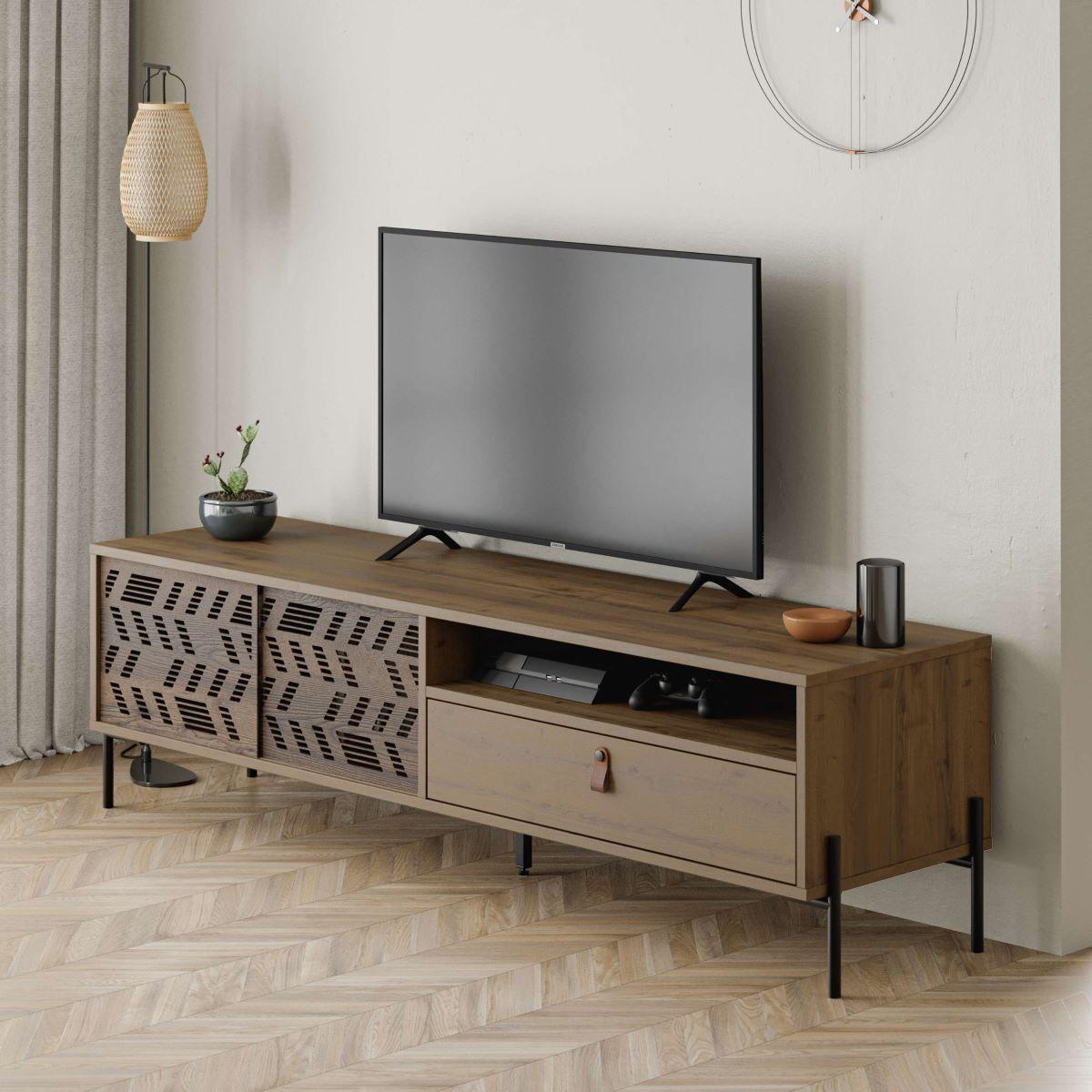 Mueble Tv Dionysos 2 Puertas 1 Cajon