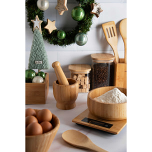 Ciotola 22 cm Excelsa – Eco Living, Bambù Beige