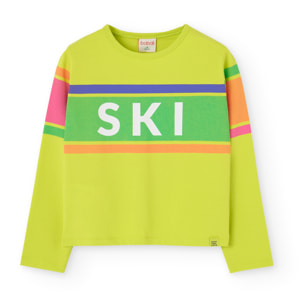 Camiseta punto elástico de niña -BCI