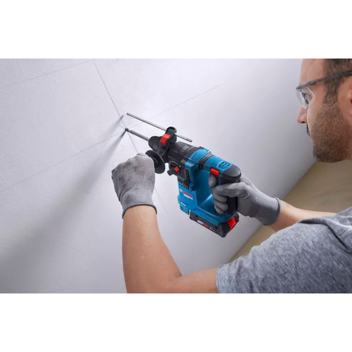 Perforateur GBH 18V-18 Professional SDS Plus avec KickBack Control, sans batterie, ni chargeur - Livré dans L-Boxx 136 - BOSCH - 0611927003