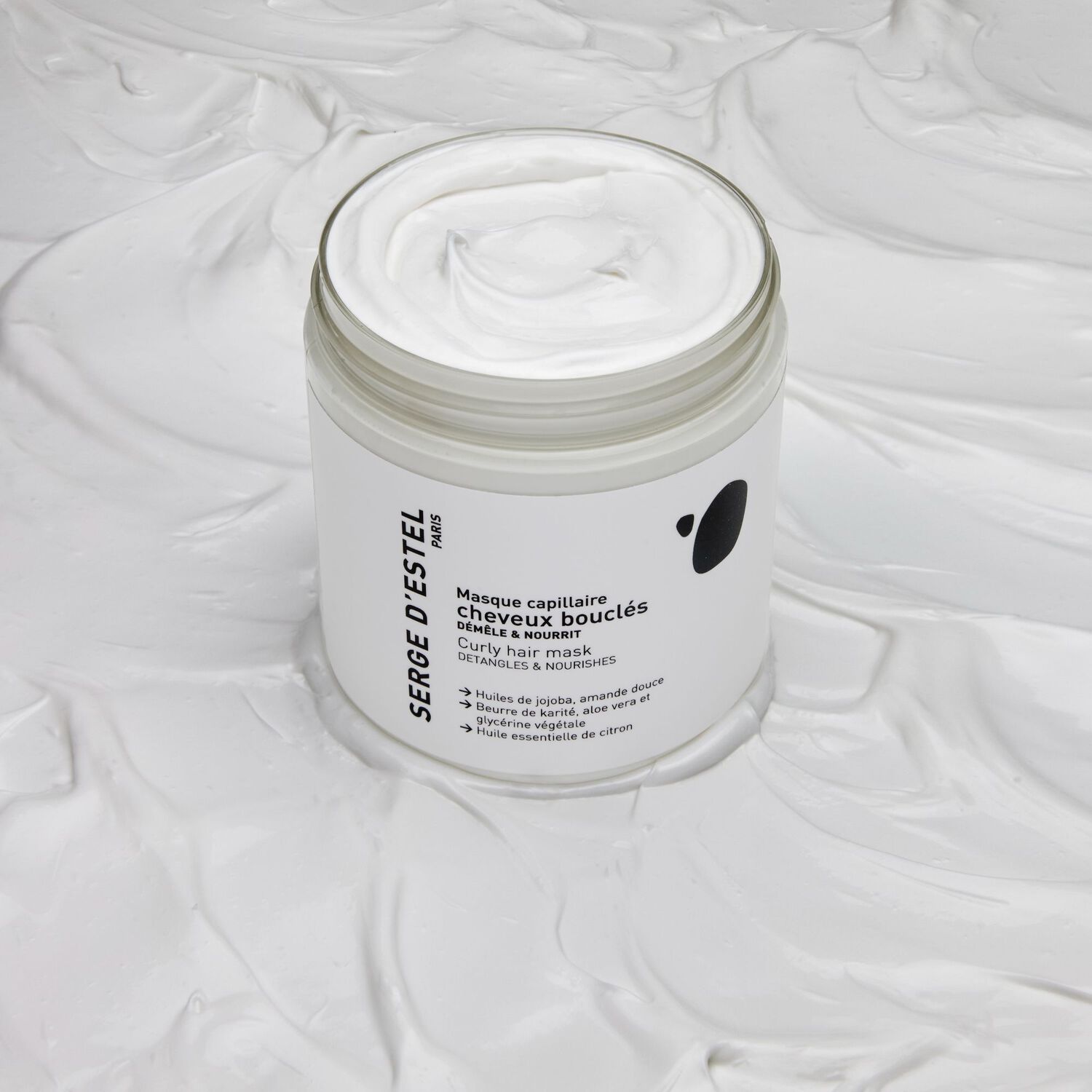 Cheveux Bouclés - Masque Démêlant et Nourissant pour Cheveux Bouclés