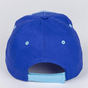 Gorra infantil con visera de spidey - color azul - medida de 51 cm - elaborada con 65% algodón y 35% poliéster