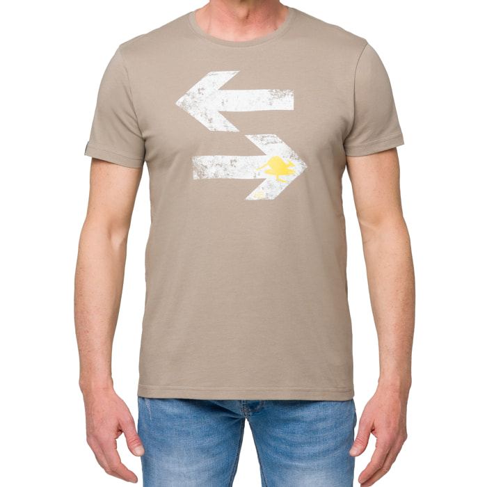 T-shirt DIRECTION 100% cotone Khaki