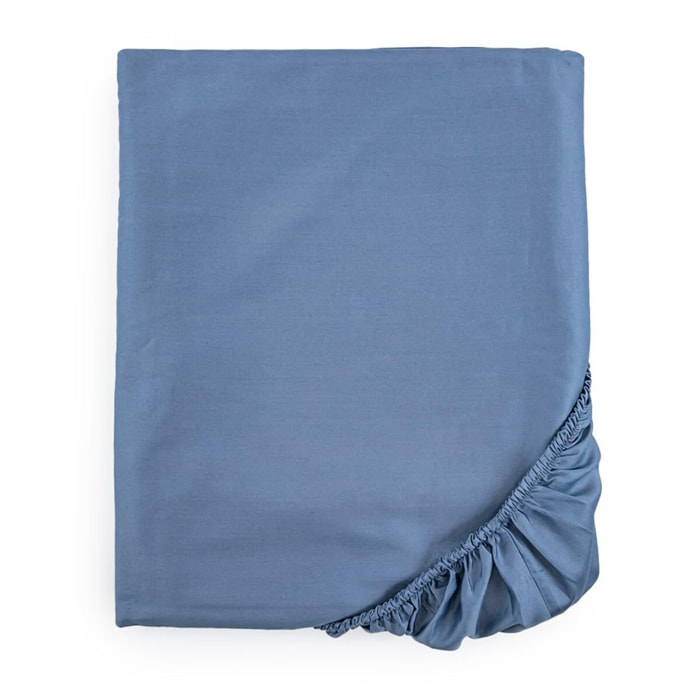Intrecci Home Lenzuolo con Angoli, Lenzuolo Sotto in Raso di Puro Cotone Satin,Made in Italy, Morbidezza Suprema, Elegante e Confortevole, Tinta Unita