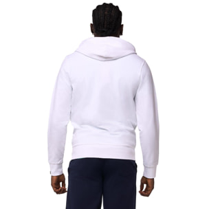 Felpa da uomo con cappuccio e zip non felpata Leone Basic