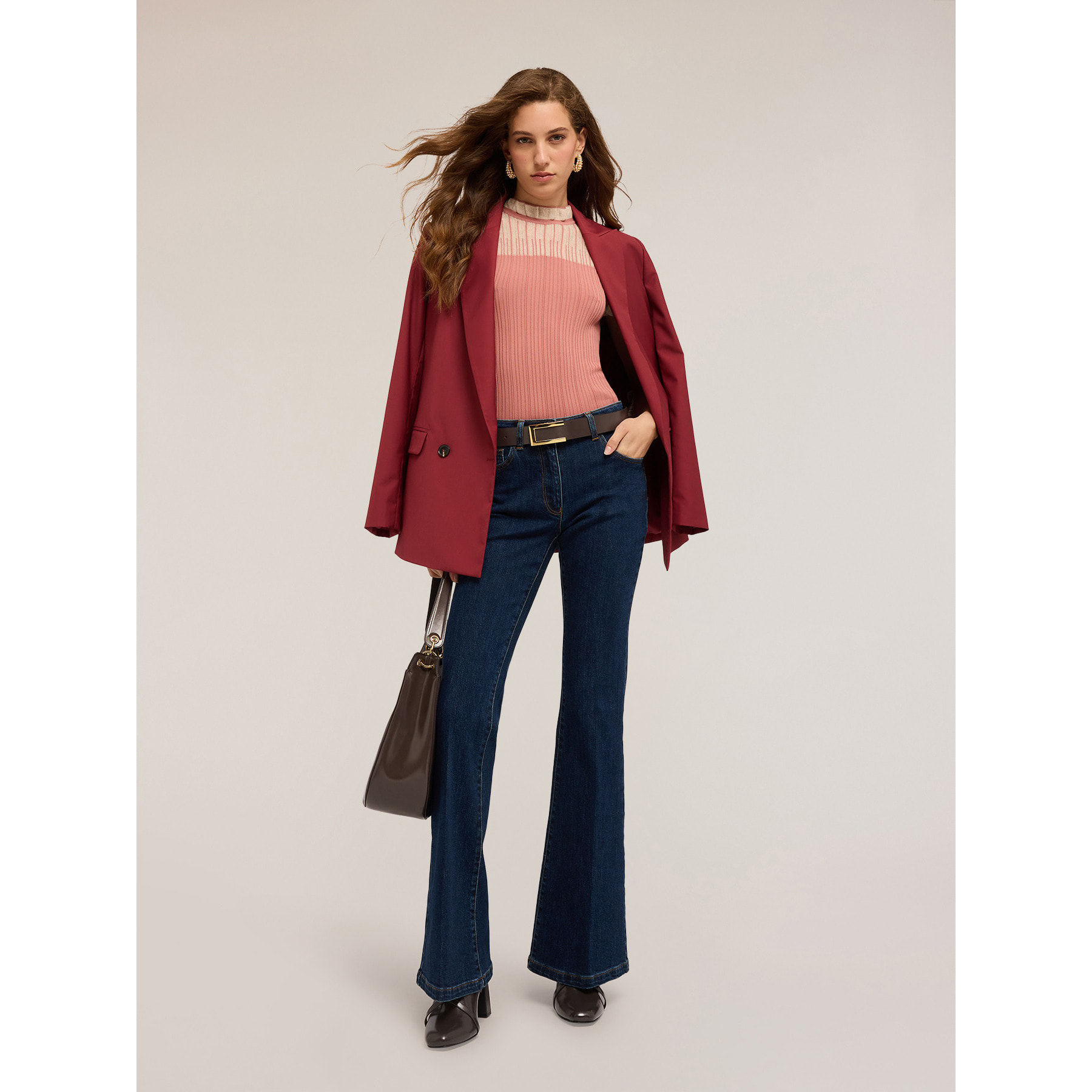 Motivi - Jeans flare blu rinse - Blu