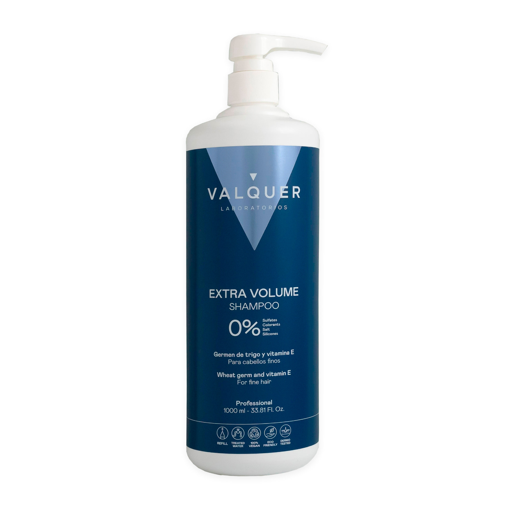 Valquer Champú Zero % volumen-up efecto boom- 1000 ml