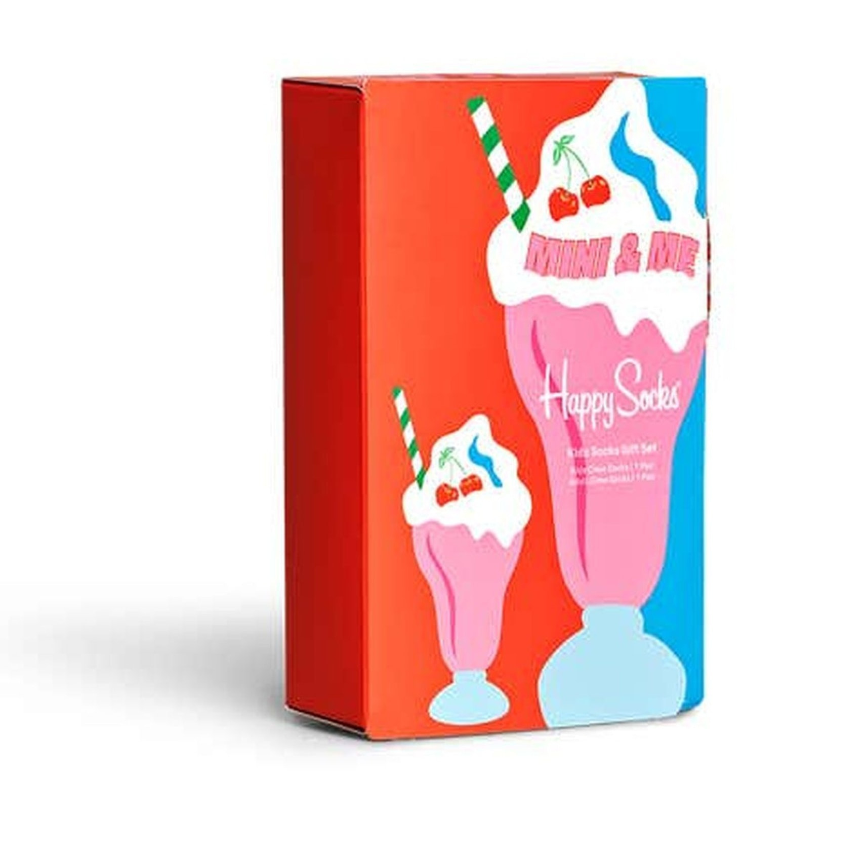 Calcetines kids 2-pack mini & me milkshake gift set talla adulto y bébé