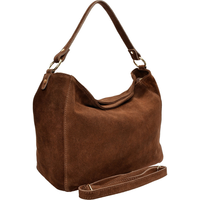 Borsa a tracolla Isabella Rhea Marrone