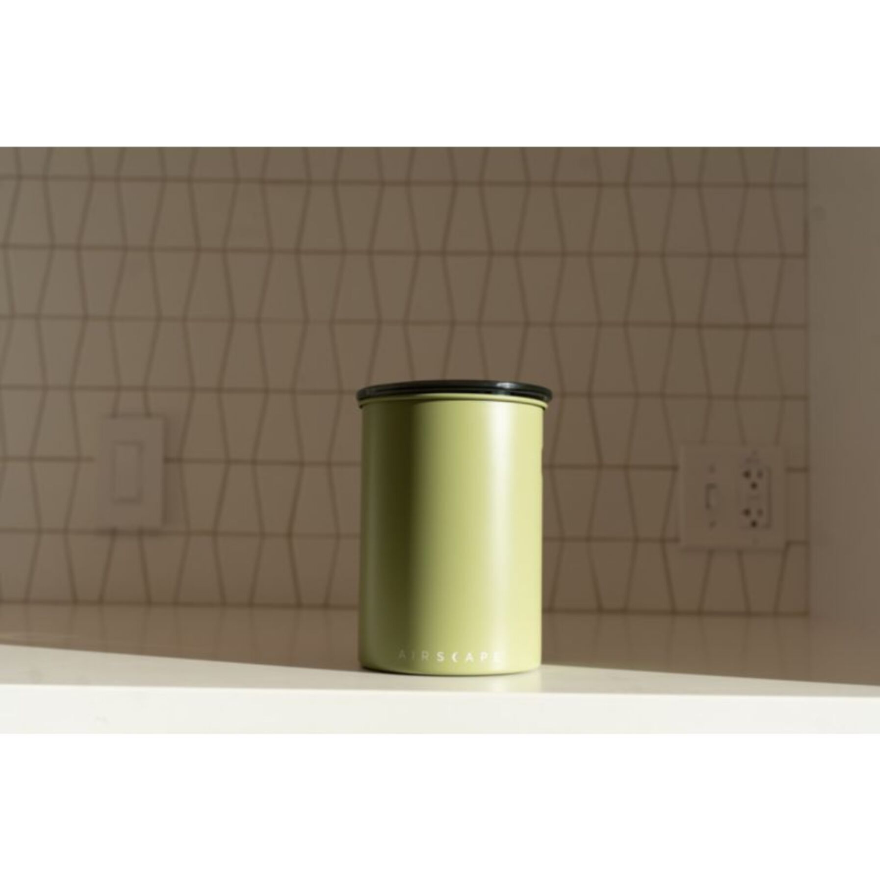 Boite à café AIRSCAPE métal 500gr Lichen