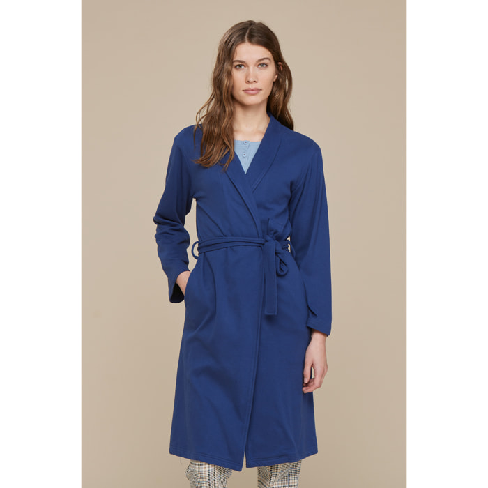 Vestaglia donna unity in pile con fusciacca Noidinotte