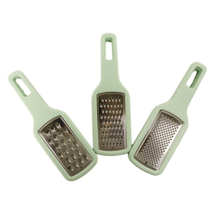 Lot de 3 râpes à légume manuel Fackelmann OCEAN