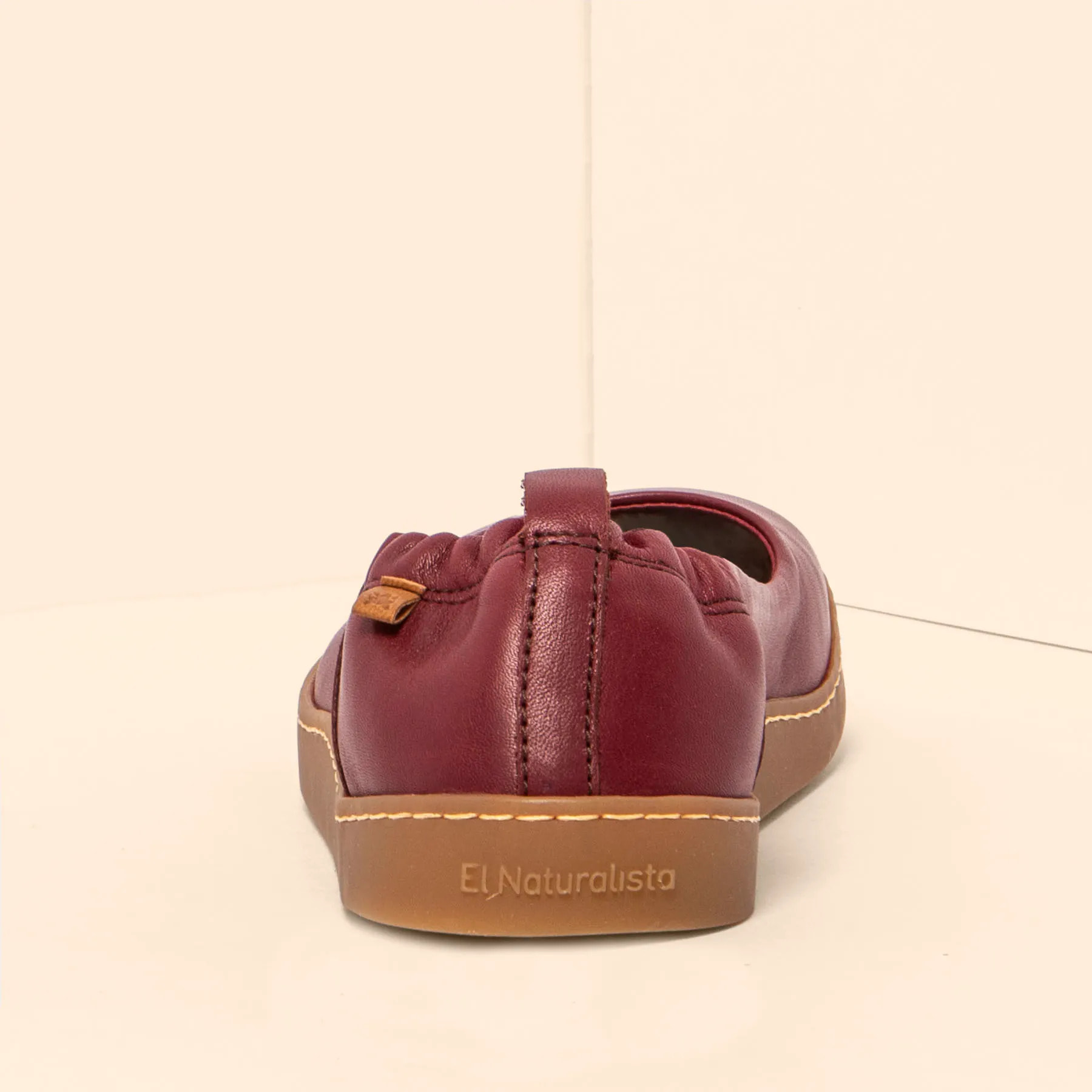 Bailarinas N5912 SOFT NAPPA BURDEOS/ ORIGEN color Burdeos