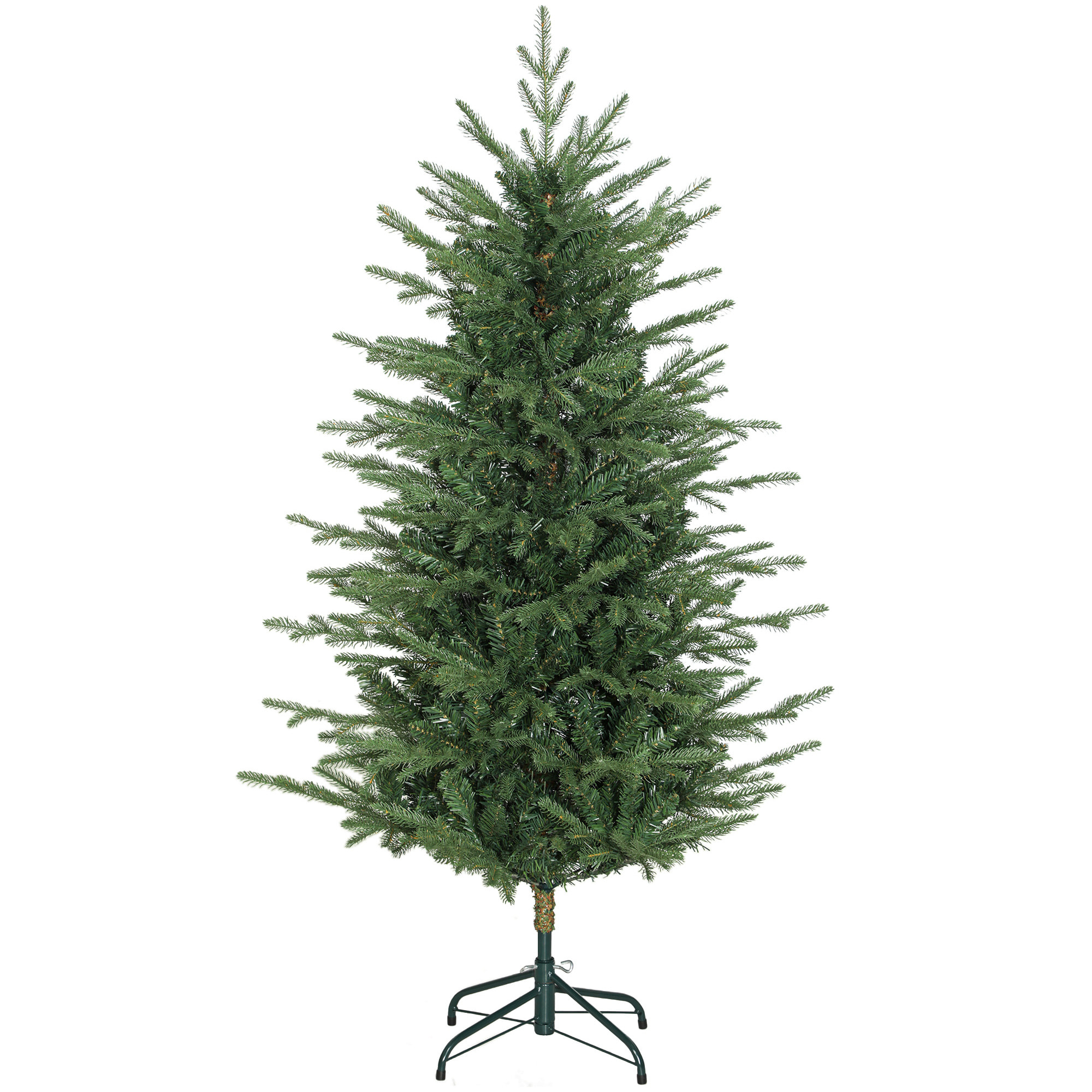 Árbol de Navidad Artificial 150 cm, Árbol de Navidad con 1186 Ramas Densas, Soporte Metálico Plegable, Fácil Montaje, para Salón, Interior, Verde