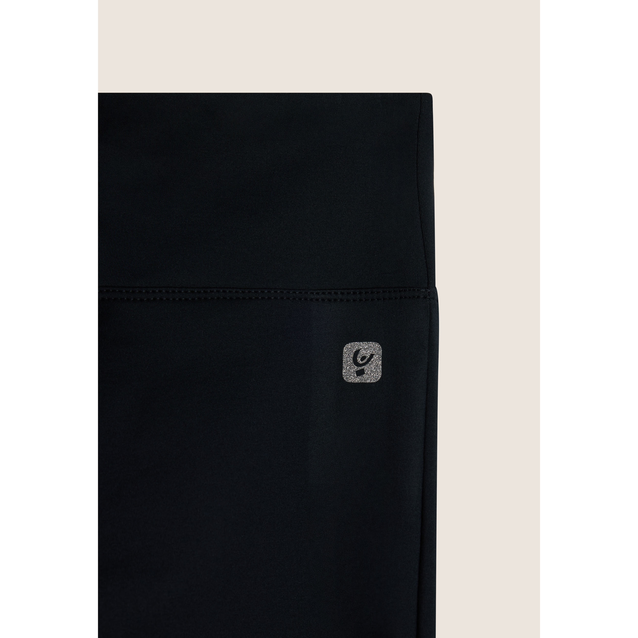 Leggings Vita Regular 7/8 in Jersey Coated Wet Effect