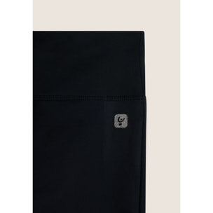 Leggings Vita Regular 7/8 in Jersey Coated Wet Effect