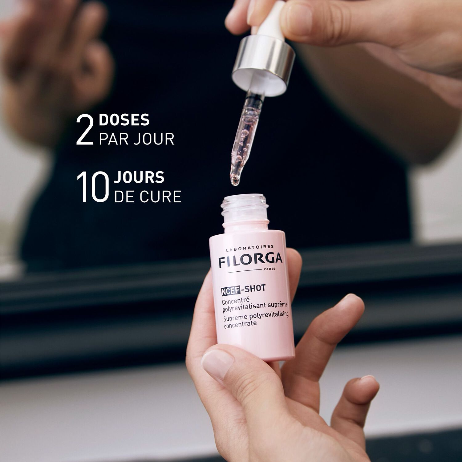 NCEF-Shot - Sérum concentré anti-rides, fermeté et éclat cure 10 jours 15 ml