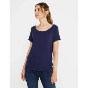 Camiseta Manga Corta Azul Marino - Kanae