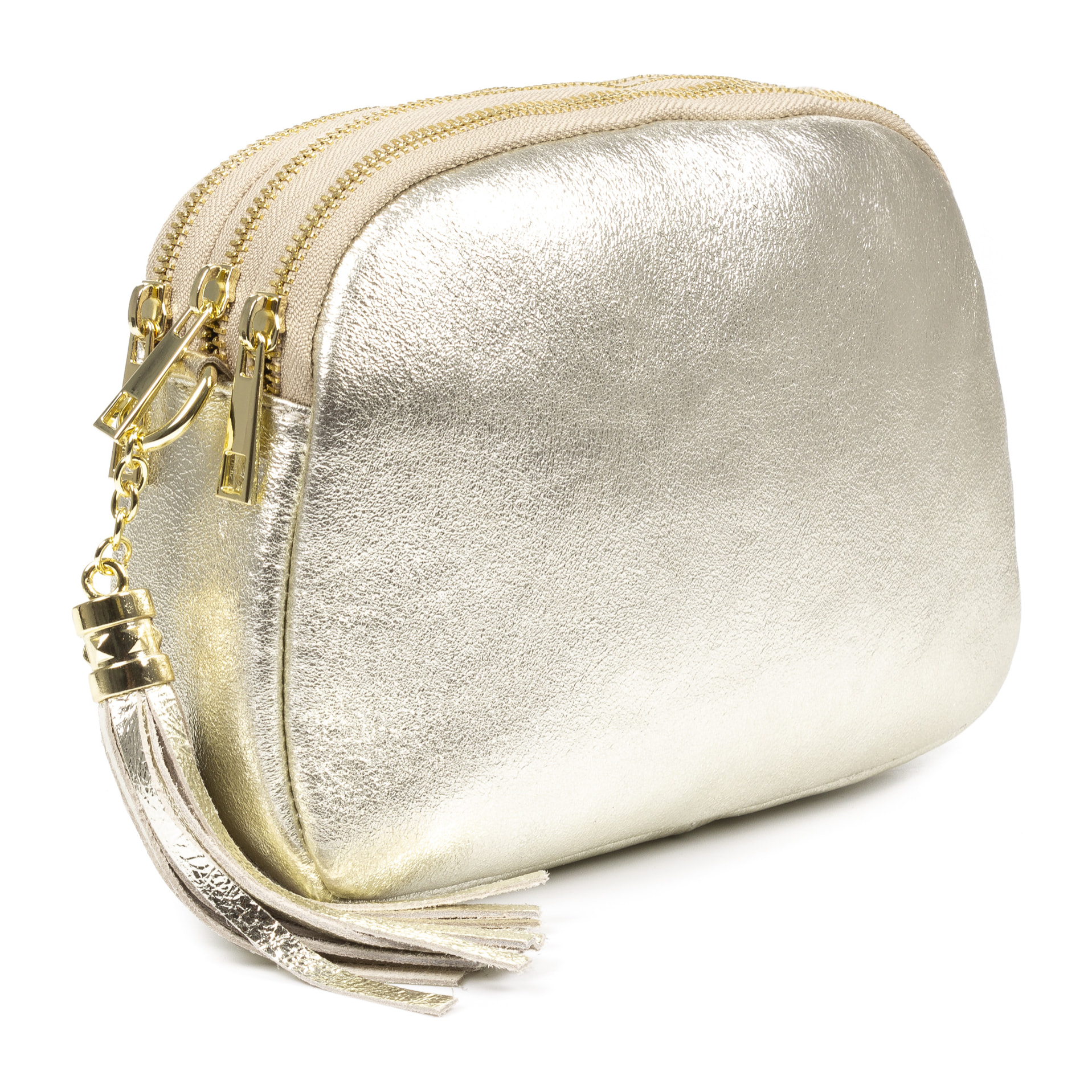 Aliminusa bolso bandolera Mujer. Piel auténtica Gamuza Lacada.