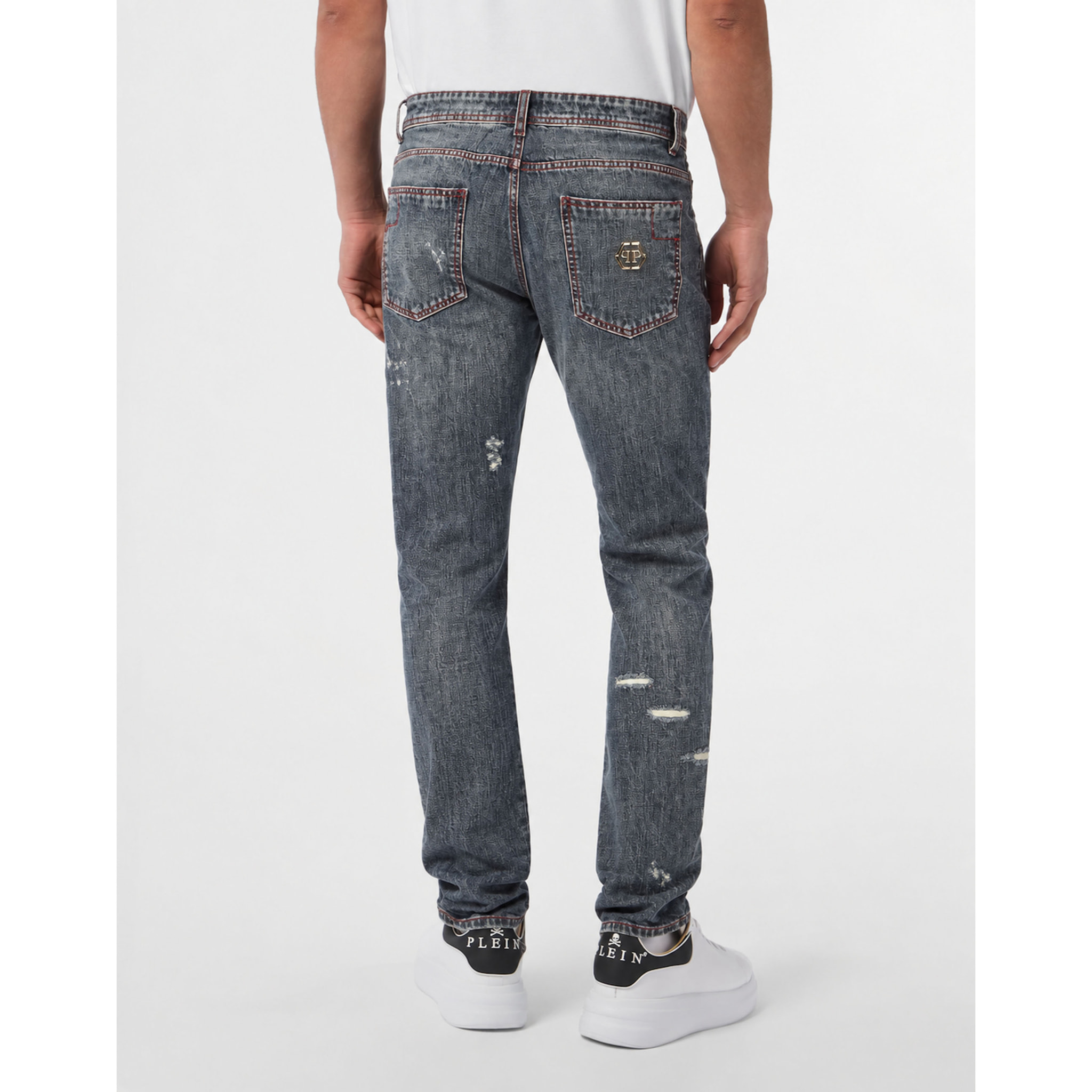 PHILIPP PLEIN Jeans dal taglio dritto