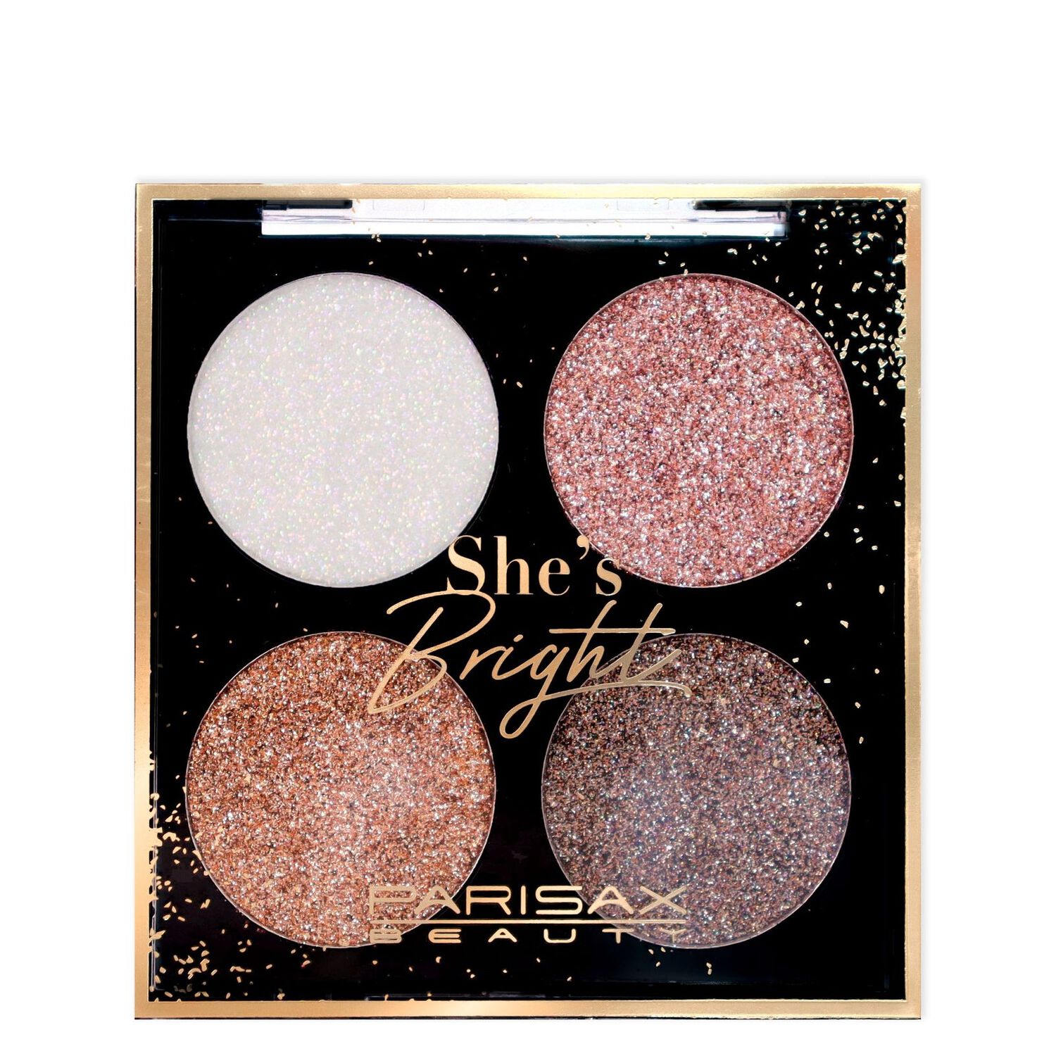 She's Bright - Palette 4 Fard à Paupières Crème Pailletée