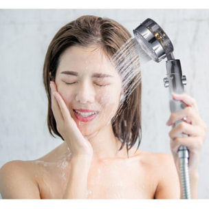 Douchette à haute pression et turbocompresseur filtrant rouge Herzberg HG8087-RED