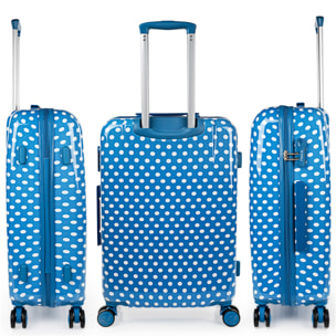 Juego De Maletas Pc Itaca Stars Azul
