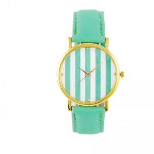 Reloj Venice Green Cuero  italiano