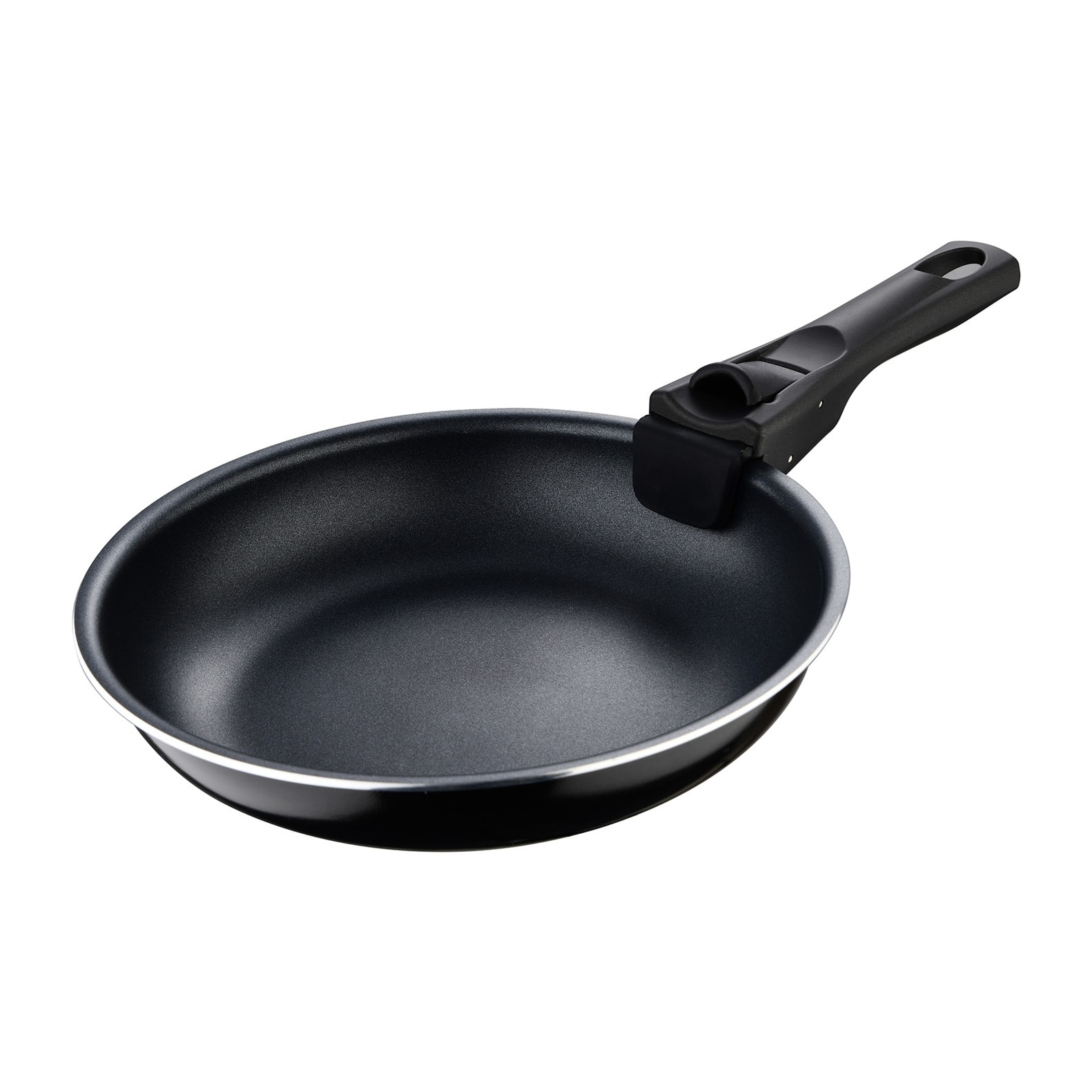 Set de 2 sartenes de ø24ø28cm en aluminio prensado black click&cook san ignacio