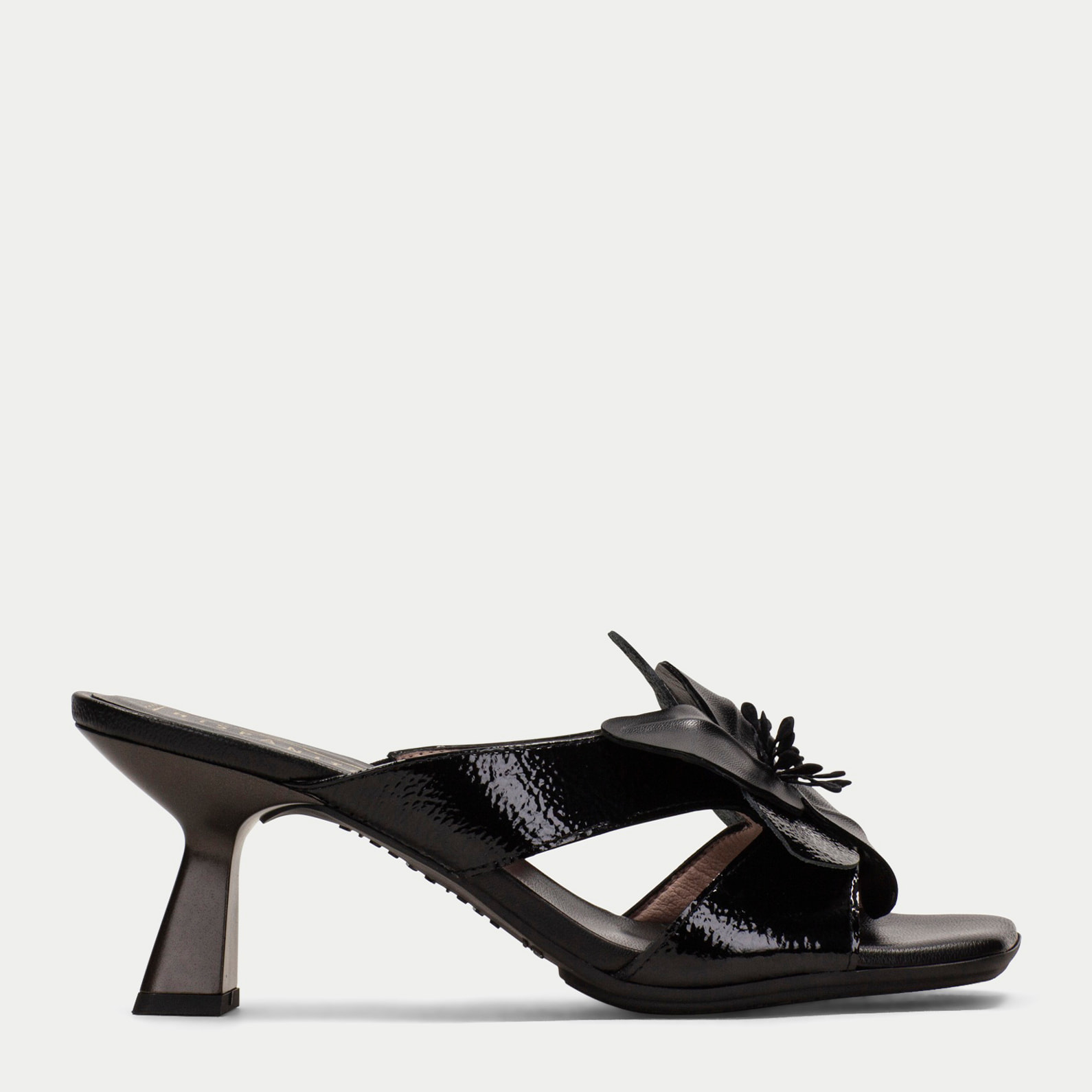 Sandalia Destalonada Danielle Negro 6 cm