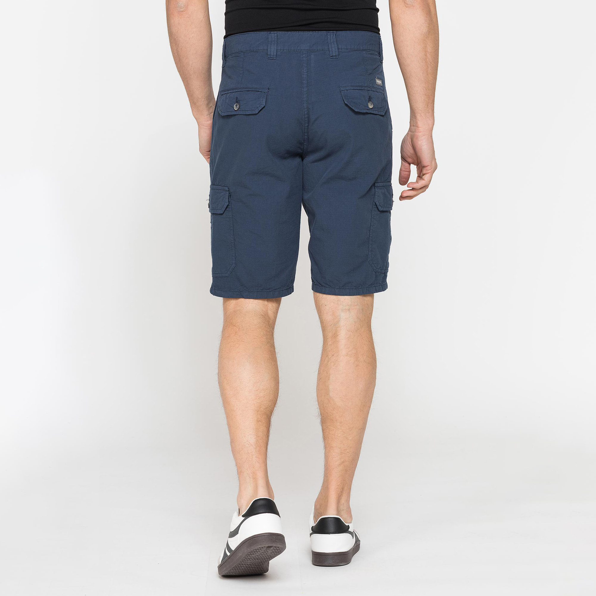 BERMUDA TASCONATO IN LEGGERO RIPSTOP DI COTONE