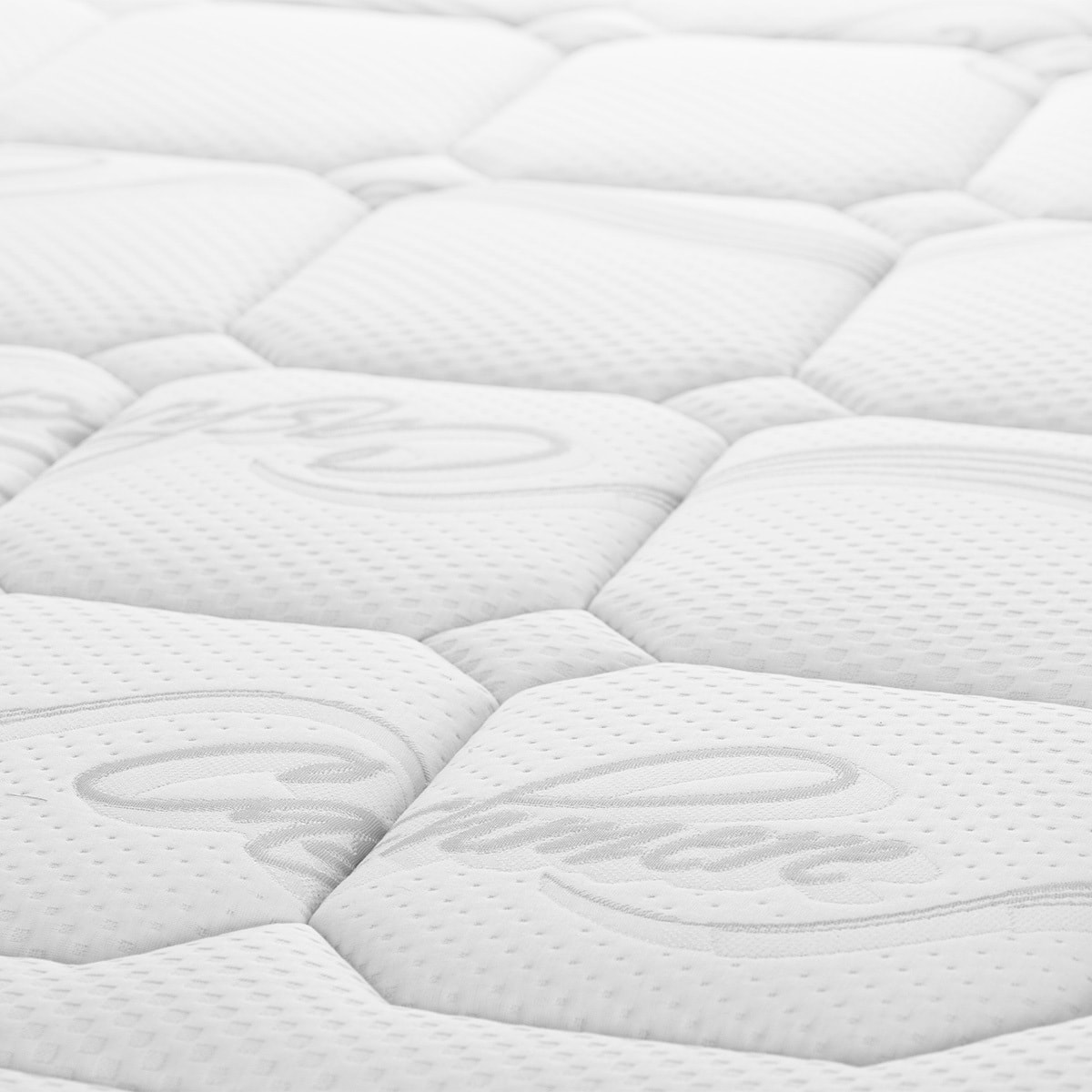 Matelas Royal 5*, 24 cm Mémoire de Forme & Mousse Hypersoft, Soutien Medium, Aération Optimale