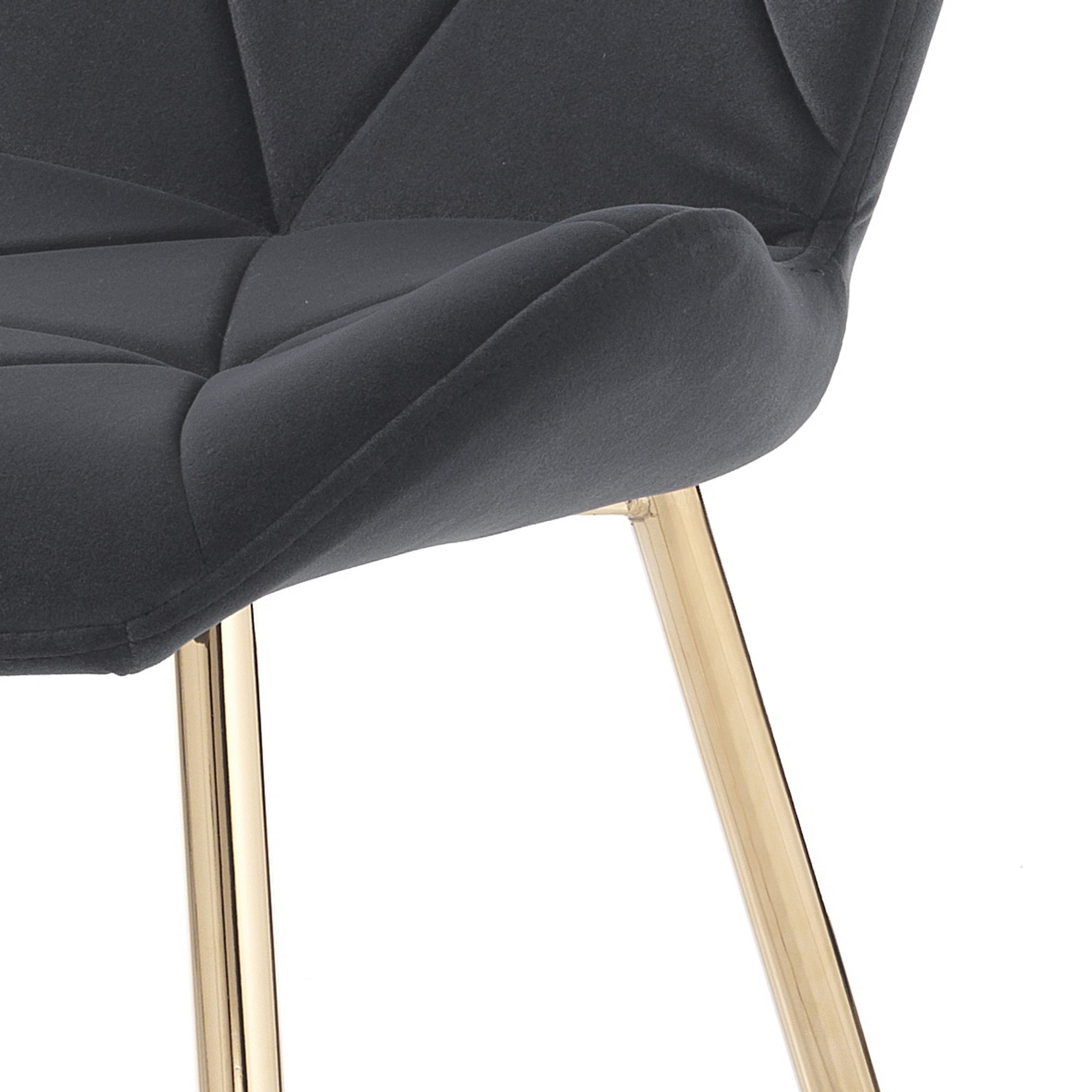 Oresteluchetta Set 4 Sedie VIRGINIA GOLD GREY grigio