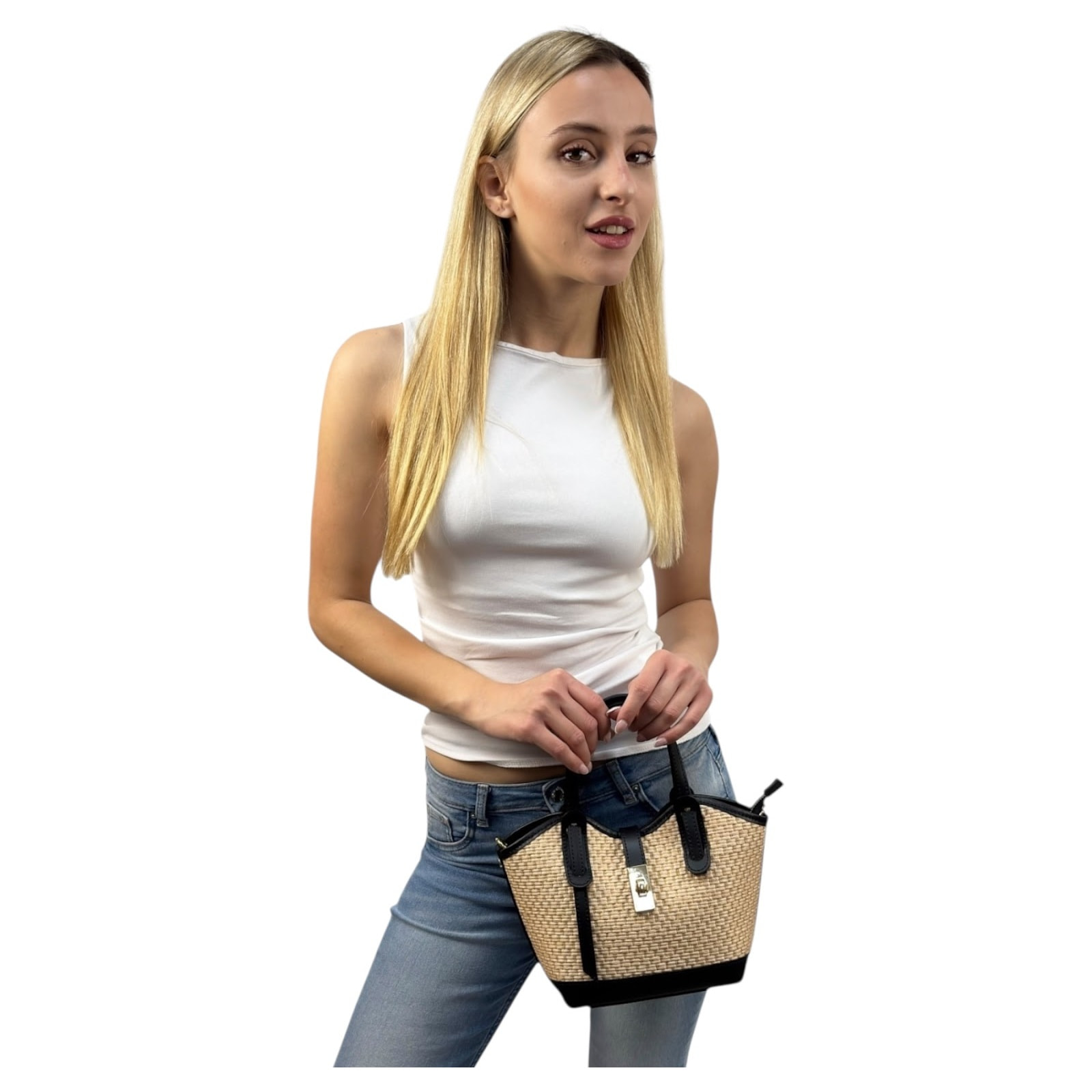 Bolso de Mano Cheval Firenze Gallipoli Mini Negro