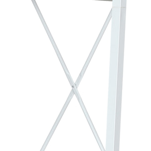 Fresno - libreria in legno e metallo a 4 ripiani 60x32x148 cm