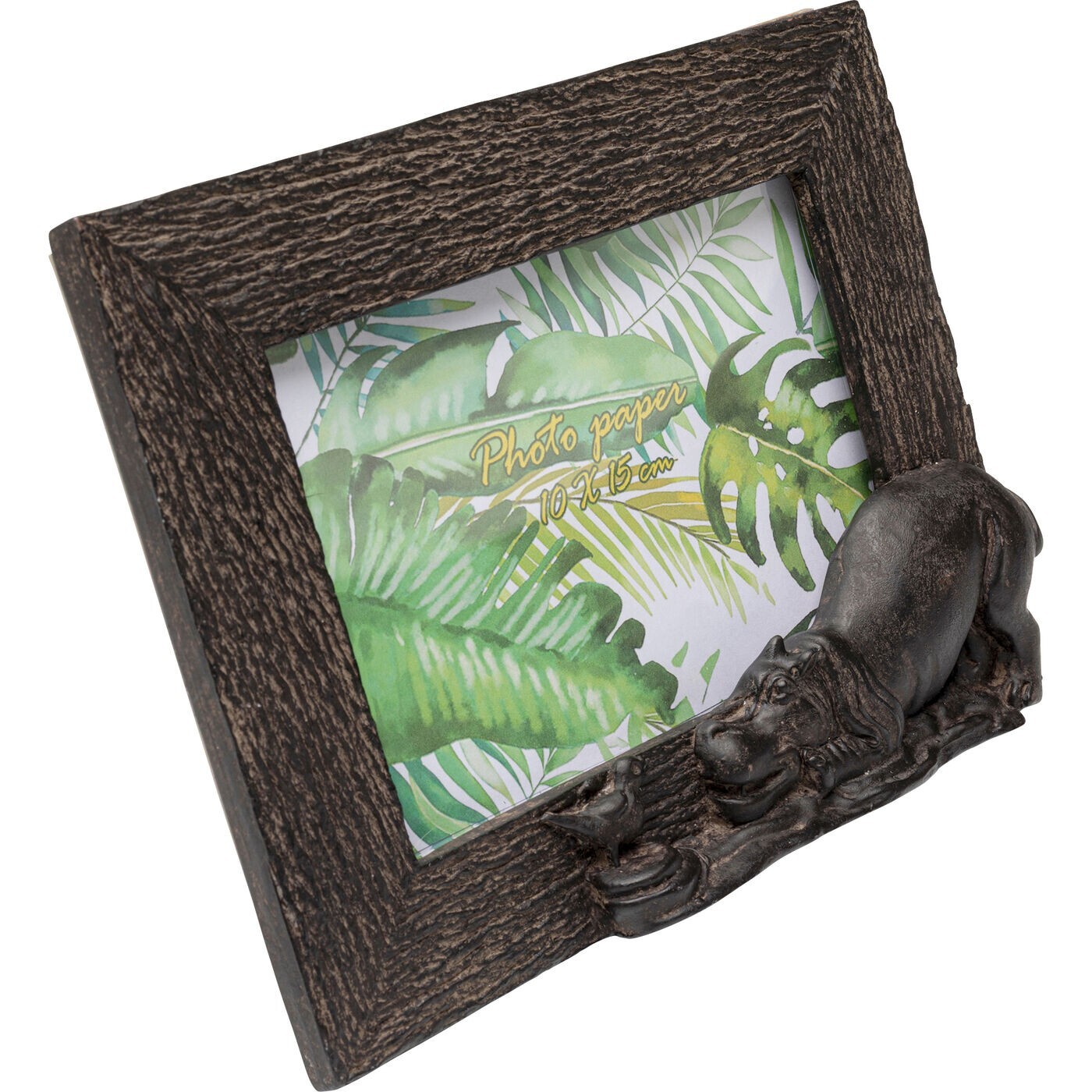 Cadre photo hippopotame 16x21cm Kare Design