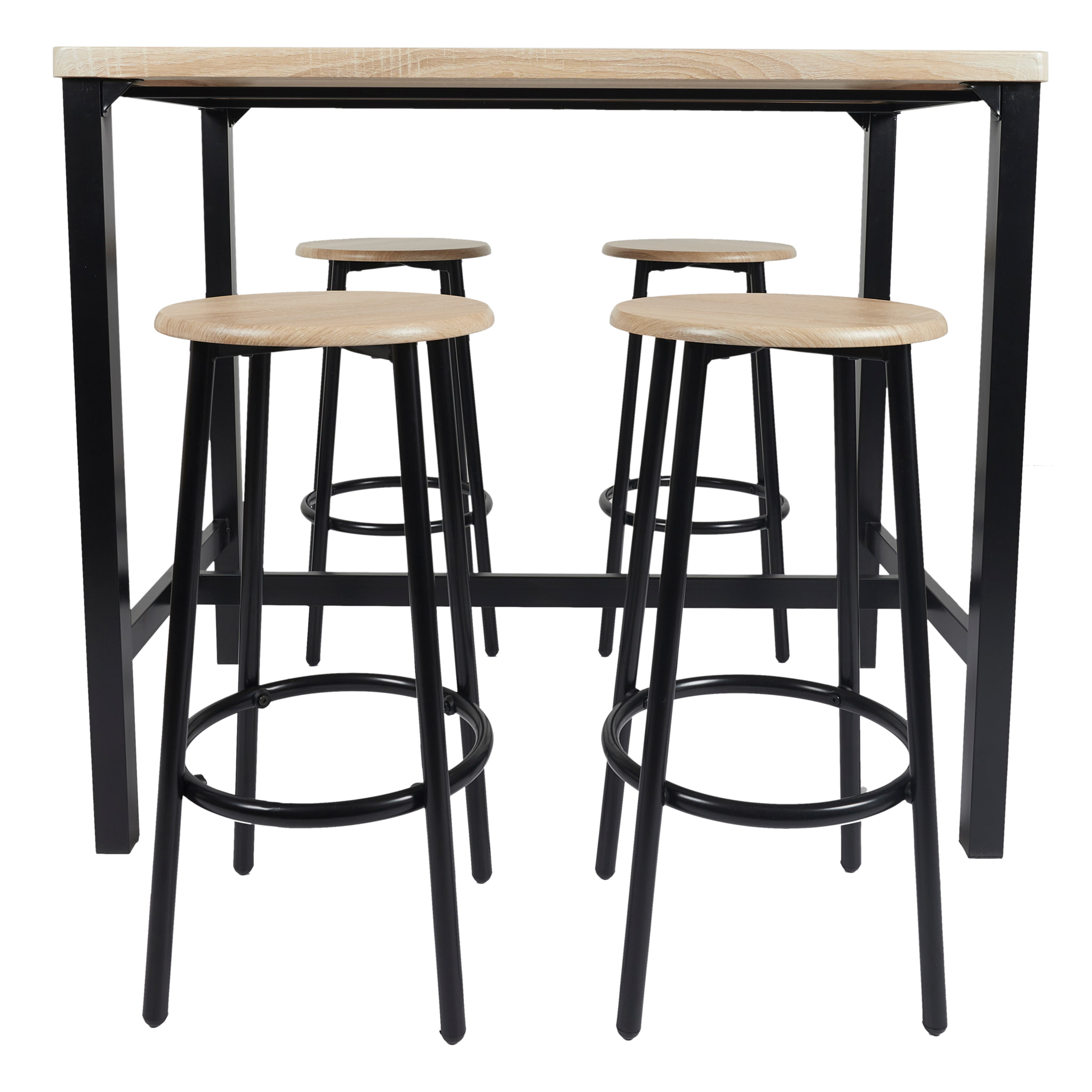 Table Mange Debout Et 4 Tabourets Loka