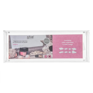 Organiseur "Selena" 25,6x9,6cm transparent