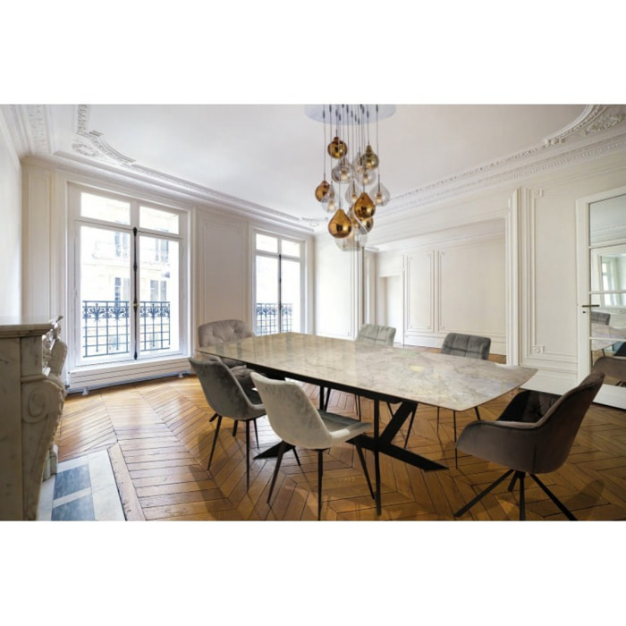 Table extensible céramique rectangulaire 180/230 cm - FIRENZE
