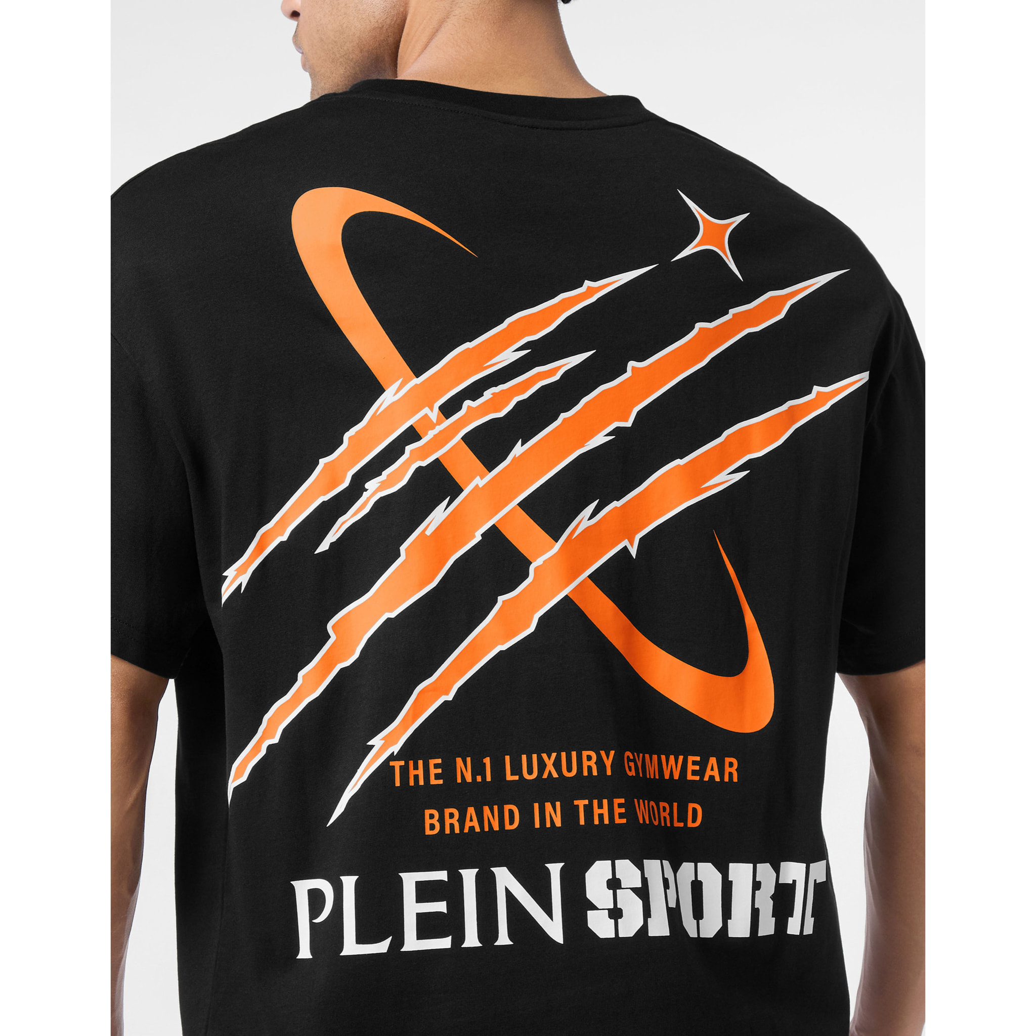 PLEIN SPORT T-Shirt Round Neck Ss SCRATCH